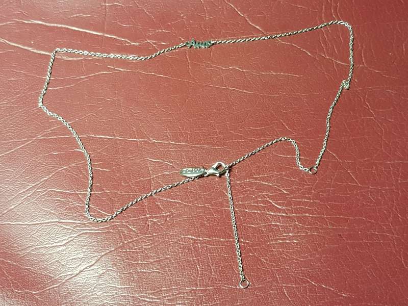 Lovely MBD Name Necklace AVA With Lobster Clasp In Excellent Condition - [Not Silver]