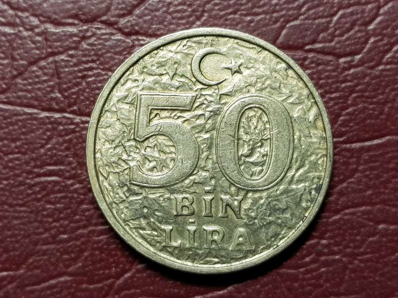 1998 Turkey 50 000 Lira