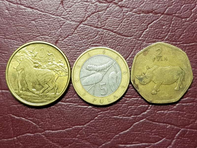 3 x Coins From Botswana - [Bid per coin to take all]