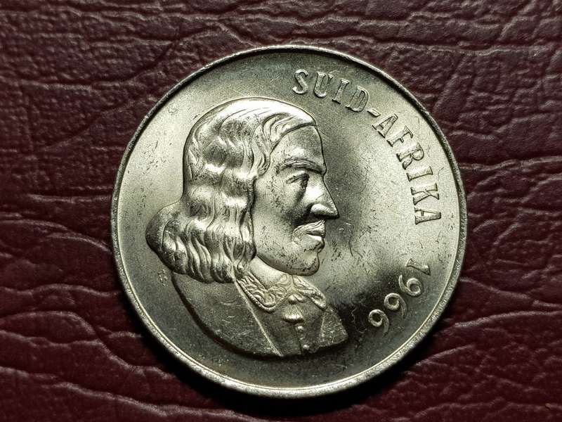 1966 RSA Silver Rand [A] - Filled `O` On `DEO` - Mint State