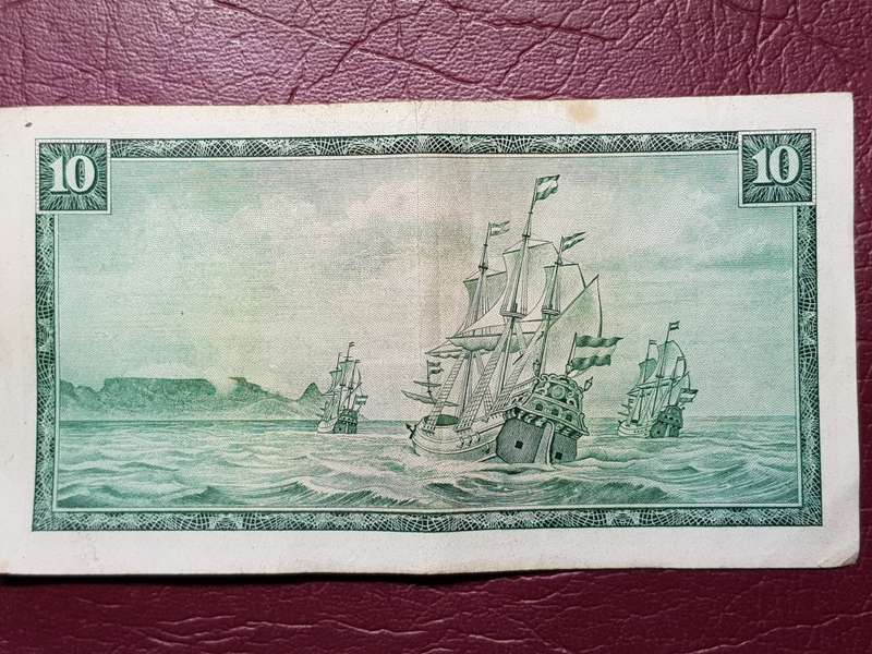 RSA 10 Rand Note - TW De Jongh