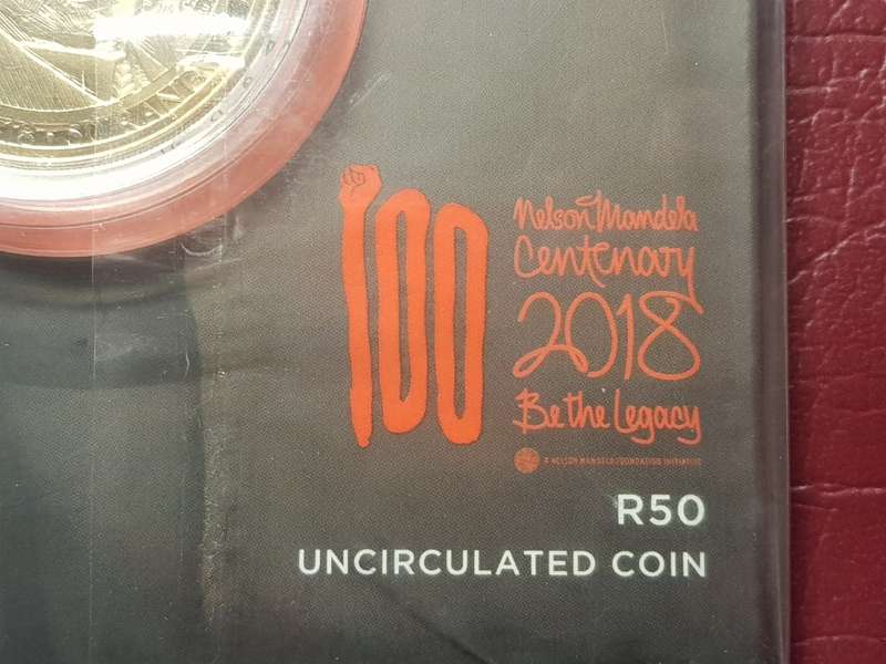 2018 Nelson Mandela R50 Capsuled and Sealed In Original Packaging - [Uncirculated]