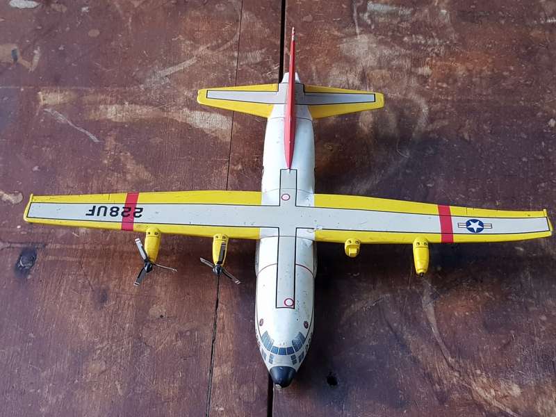 Very Heavy Corgi Die Cast C130 Hercules USA Navy Plane - [L 212 mm x W 275 mm x 540 gram]