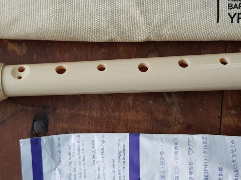 Yamaha Soprano/Descant Recorder Baroque YRS-24B With Original Bag