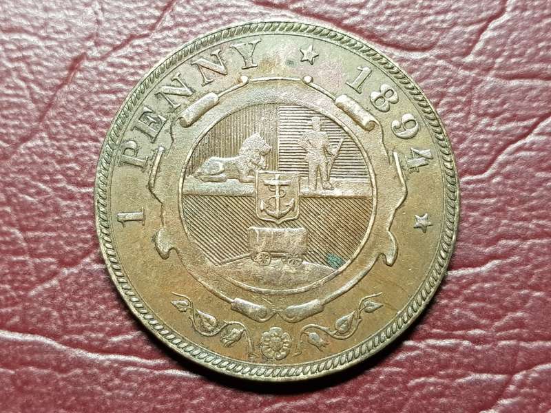 1894 ZAR 1 Penny