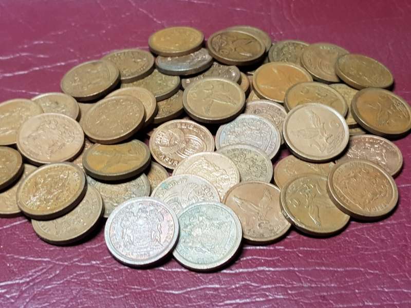 A Lot Of 50 RSA 2 Cent Coins - [Bid per coin to take all]