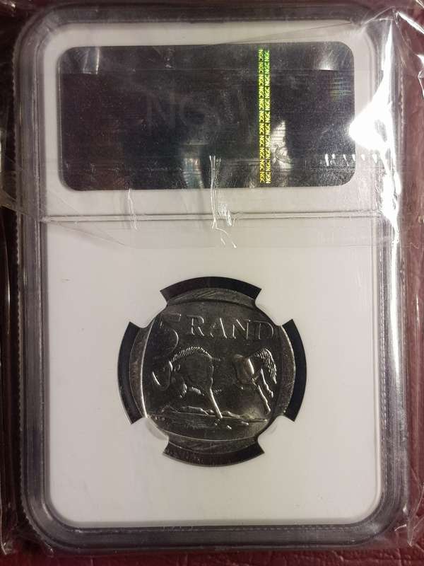 2000 RSA R5 Nelson Mandela - NGC Graded MS 65