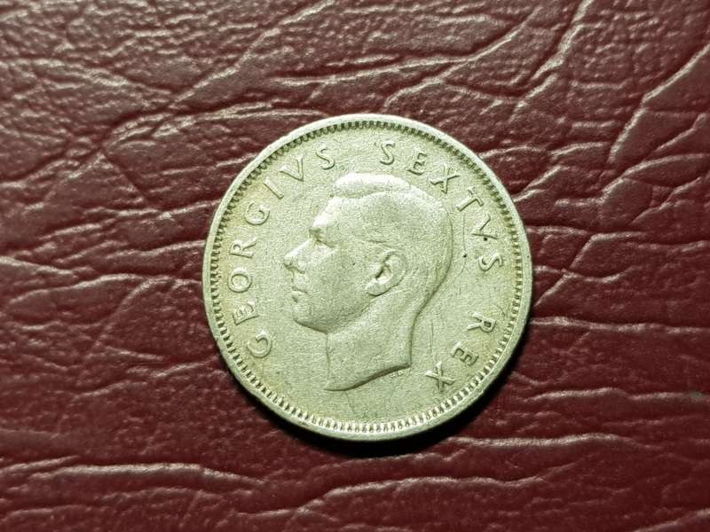 1950 SA Union Silver Shilling
