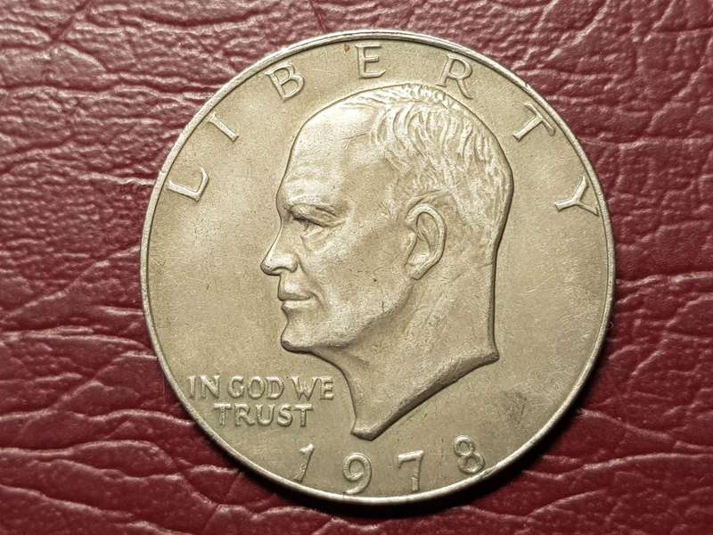 1978 USA Eisenhower Nickel One Dollar - Mint State