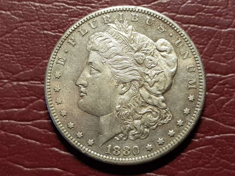 1880 USA Silver Morgan Dollar