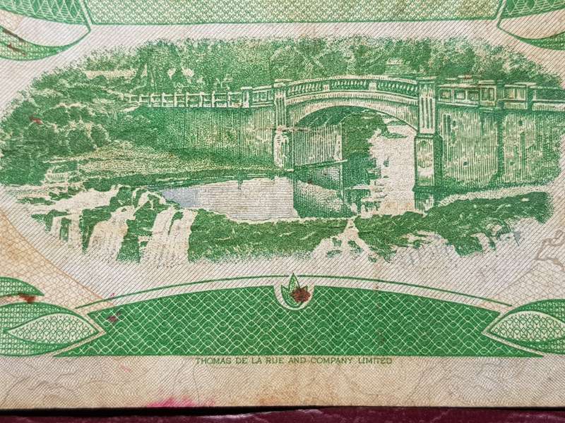 1985 Mauritius 10 Rupees Note