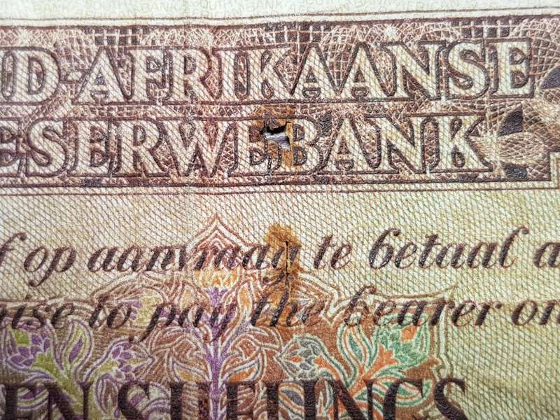 4. 1. 54 SARB 10 Shillings Afrikaans - English Signed MH De Kock