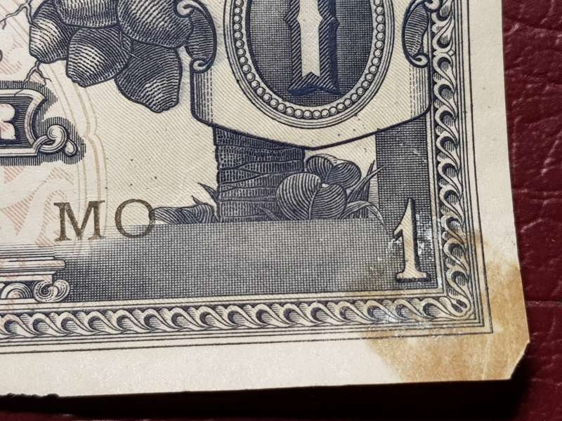 Malaya (Malaysia) 1 Dollar "Banana Money" Japanese Government