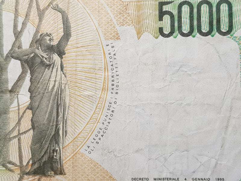 Italy 5000 Lire Bellini