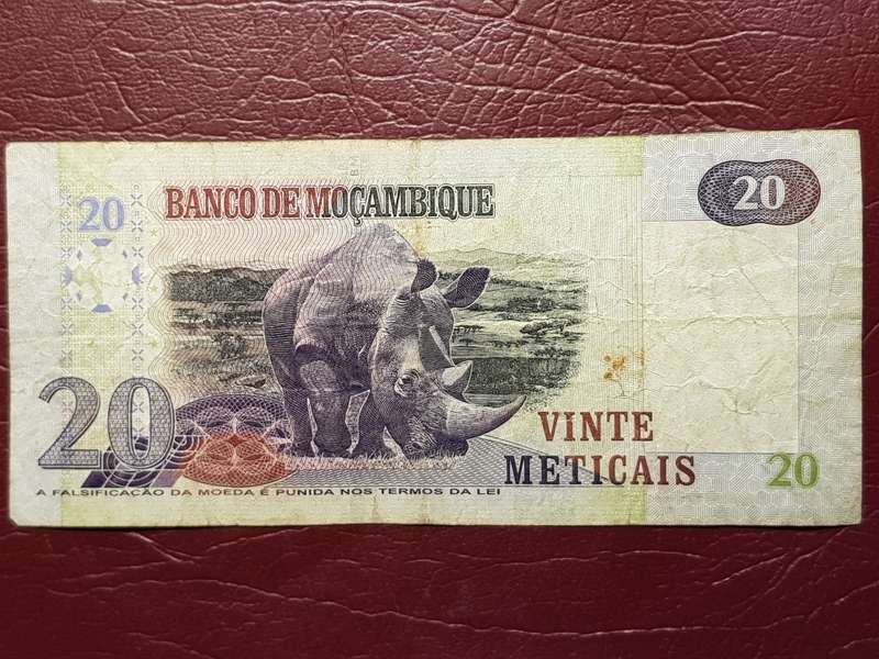 2006 Mocambique 20 Meticais