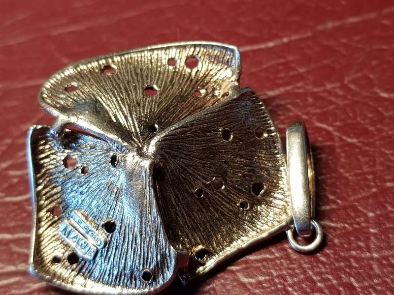 Lovely Genuine Solid Sterling Silver Magie Pendant in Perfect Condition - [7,5 g]