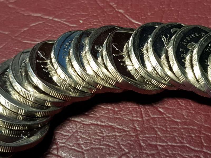 A Lot Of 25 x 2023 RSA R2 Coins - Brilliant Mint State - [Bid per coin to take all]