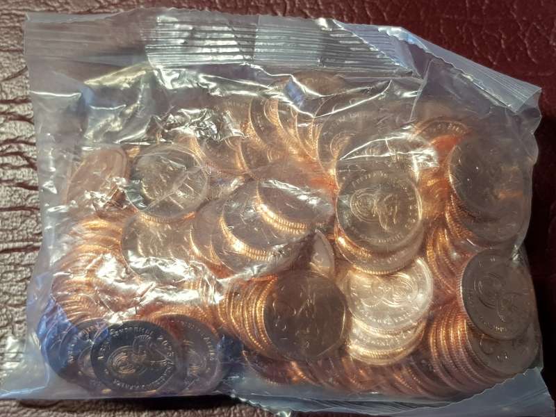 A Lot Of 100 x 2023 RSA 10 Cents - Brilliant Mint State - [Bid per coin to take all]