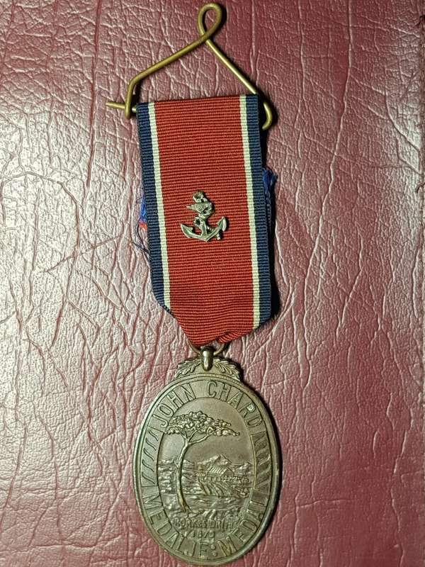 Full Size John Chard Medal Numbered on Rim 3517