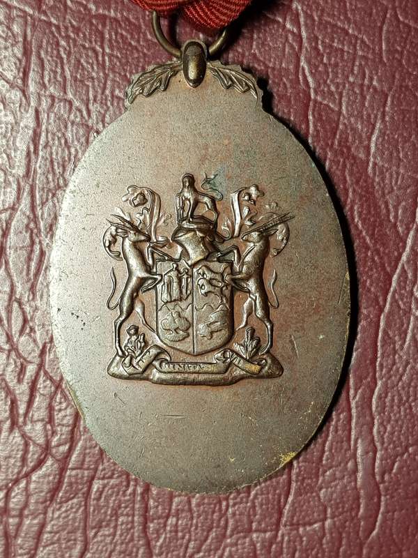 Full Size John Chard Medal Numbered on Rim 3517