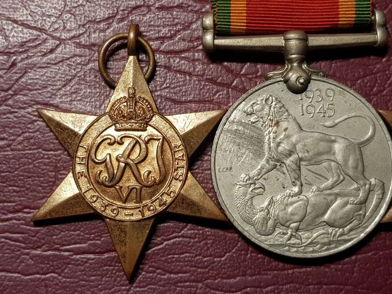 A Set Of 3 WW2 Medals Issued To 614372 E.F.R. Kleber