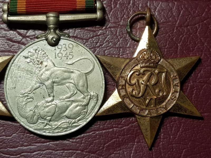 A Set Of 3 WW2 Medals Issued To 614372 E.F.R. Kleber