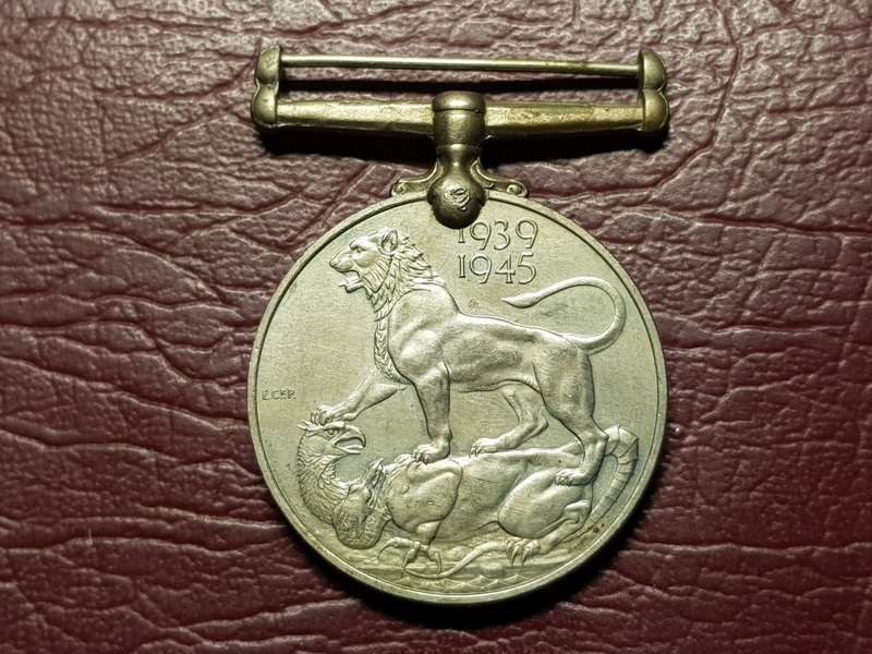 WW2 Medal Issued To 102837 K.B. Chater