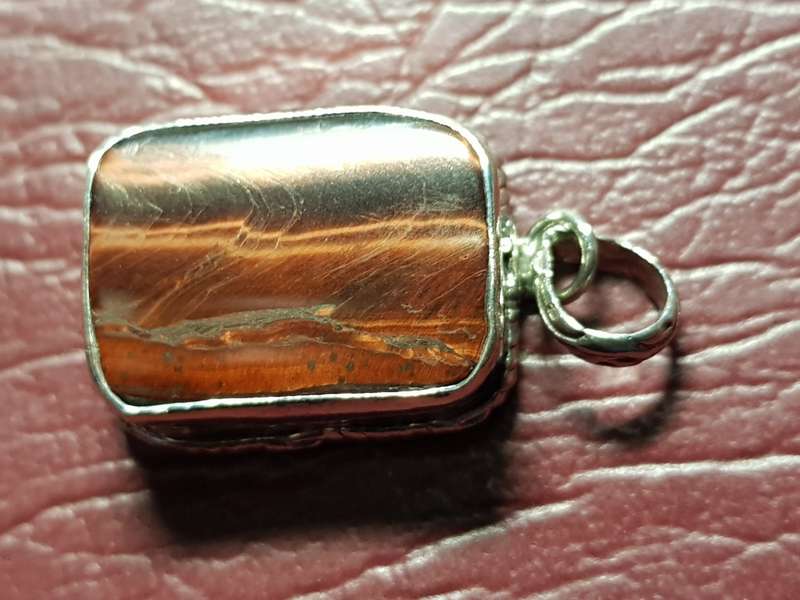 Lovely Vintage Genuine Solid Sterling Silver Pendant In Very Good Condition - [9.3 g]