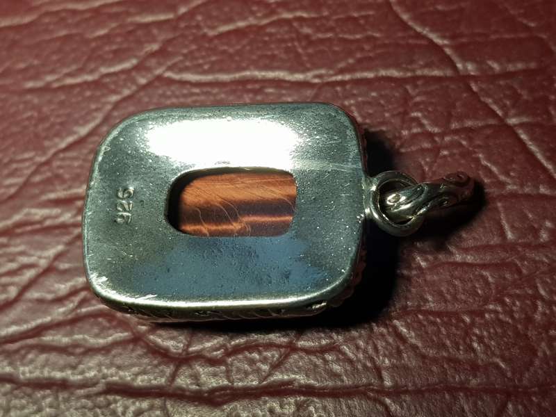 Lovely Vintage Genuine Solid Sterling Silver Pendant In Very Good Condition - [9.3 g]