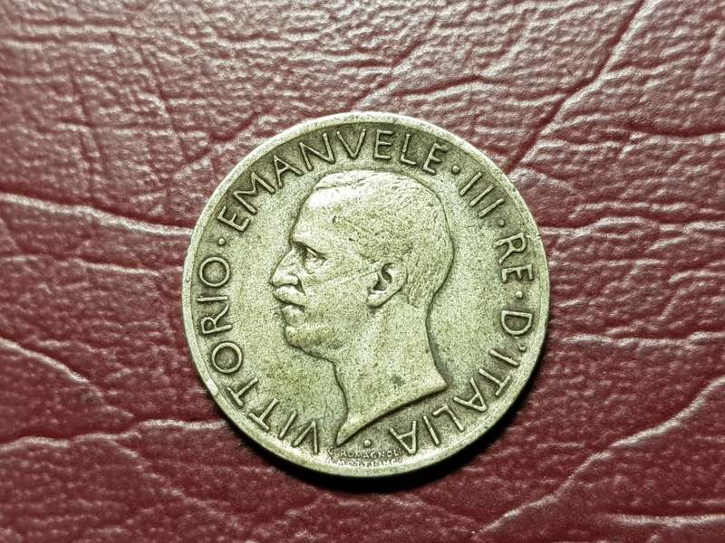 1929 Italy Silver 5 Lire - Victor Emmanuel III