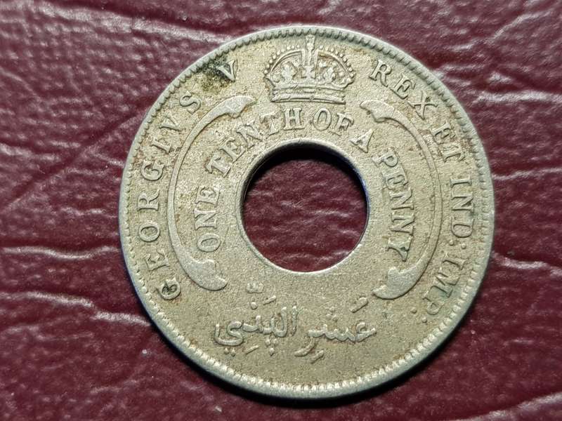 1925 British West Africa  Penny - George V