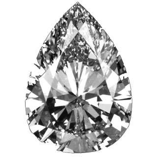 0.82cts Pear Diamond
