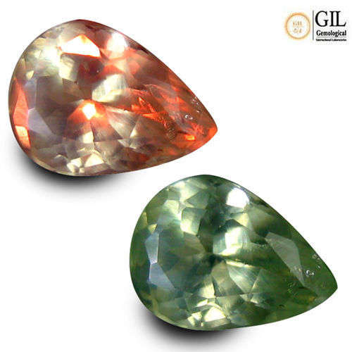 0.54ct Free GIL Cert - Rarest - 100% AAAA GENUINE NATURAL ALEXANDRITE - FULL COLOUR CHANGE