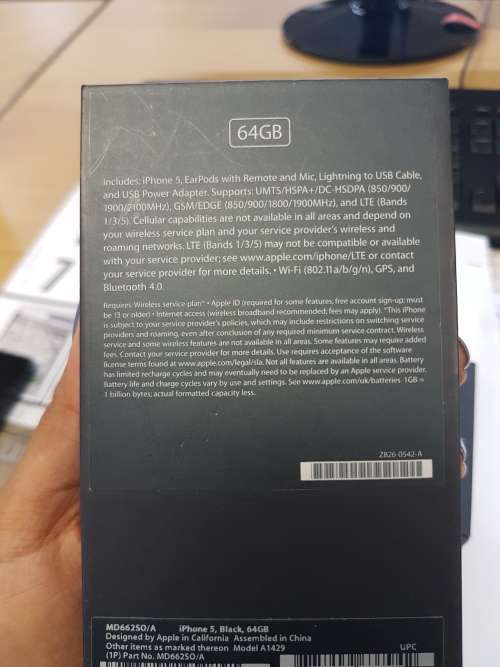 Apple iphone 5 64gig with phone cover