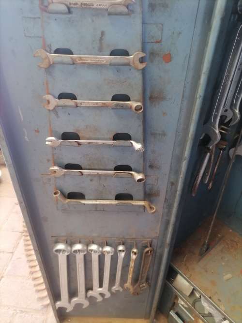 GEDORE WALL MOUNTED TOOLBOX WITH TOOLS