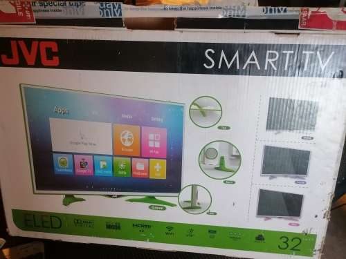 JVC 32INCH SMART LED TV WITH REMOTE AND MANUEL