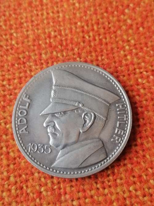 1935 ADOLF HITLER 5RM COIN