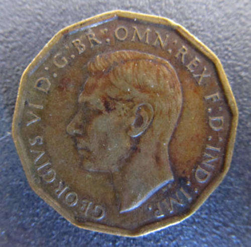 1941 Three Pence back