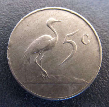 5 cent coin