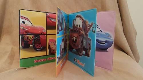 DISNEY PIXARS WORLD OF CARS LIGHTNING MC QUEEN BATH TIME BUBBLE BOOK!!!!!