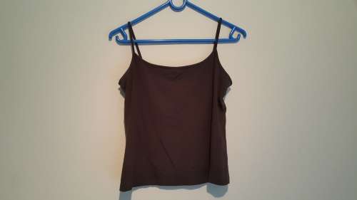 MARKS & SPENCER BROWN STRAPPY TOP!!! UK 12
