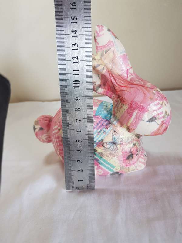 Collection of Bunny themed items! Book holders, Ceramic Bunny & Wooden Bunny Block