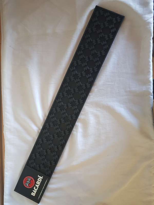 Bacardi Rubber Drinks Mat 60cm