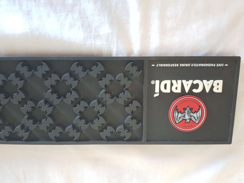 Bacardi Rubber Drinks Mat 60cm
