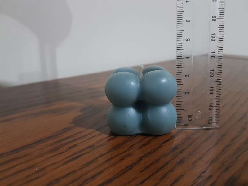 Mini Cube Candle Sage Green 3CM X 3CM X 3CM