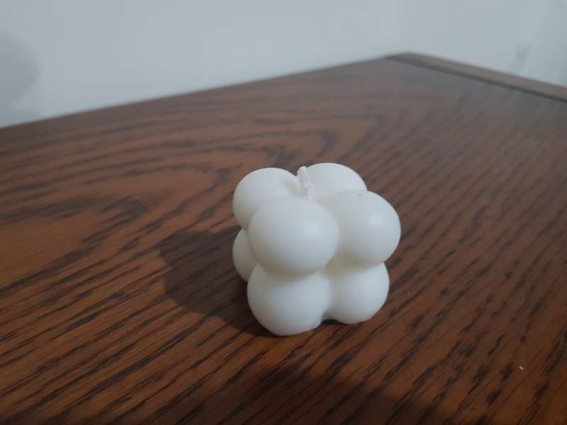 Mini Cube Candle White 3CM X 3CM X 3CM