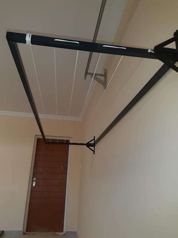 Coated Aluminium Fold-away Washing Line
