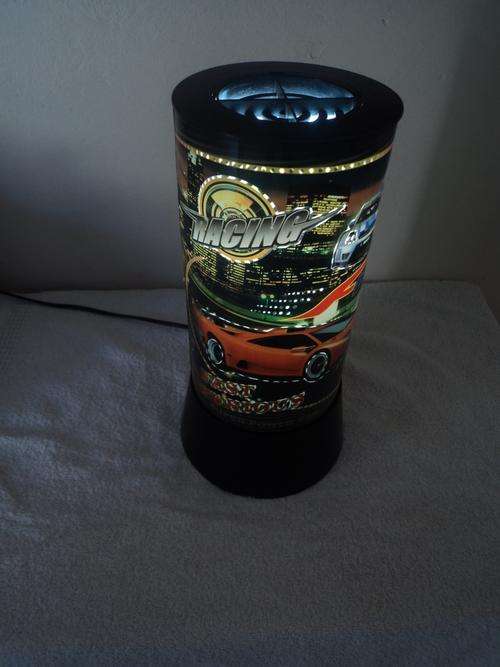 WOW!! AWESOME ROTATING RACING CAR LAMP!!!!!!