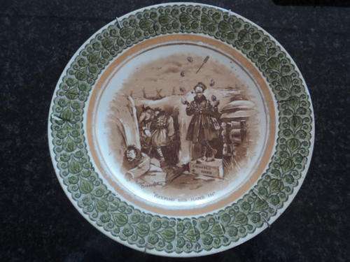 RARE!!!!! BRUCE BAIRNSFATHER SOUVENIR WARE!!!! 1914 - 1919!! SOUVENIR OF THE GREAT WAR "OLD BILL"