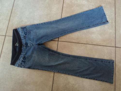 STUNNING DU DATE MATERNITY WEAR BLUE JEANS SIZE 10!!!!!